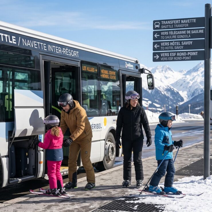 Transfert aéroport vers Méribel : le guide complet 2026-2027